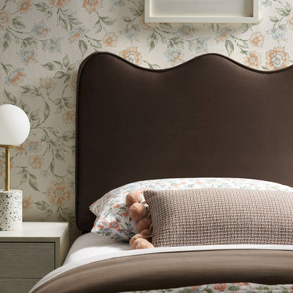 Athena Stain-Resistant Performance Velvet Twin Size Headboard