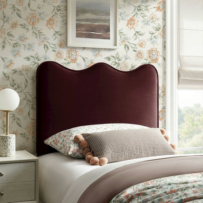 Athena Stain-Resistant Performance Velvet Twin Size Headboard