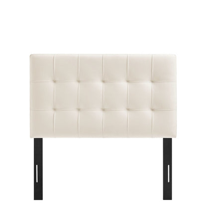 Lily Stain-Resistant Performance Velvet Twin Size Headboard