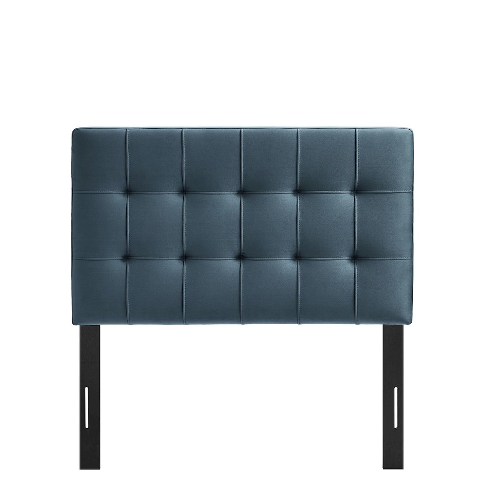 Lily Stain-Resistant Performance Velvet Twin Size Headboard