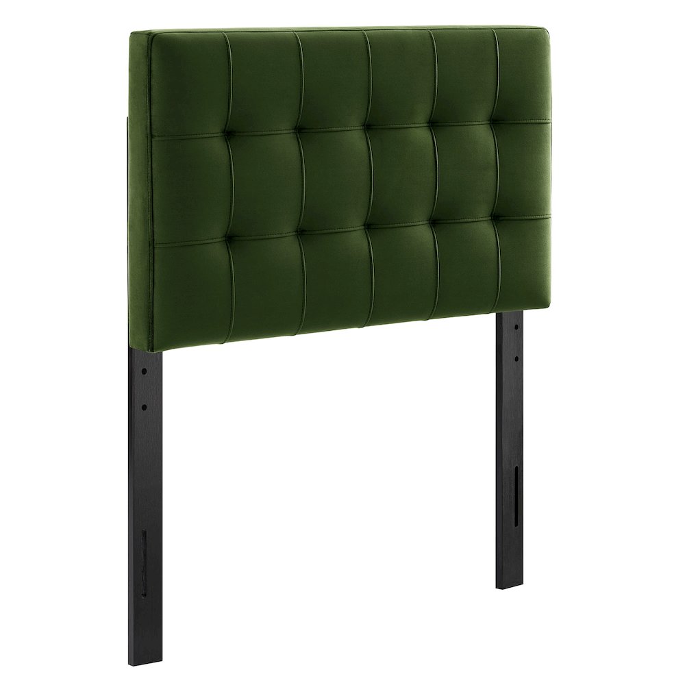 Lily Stain-Resistant Performance Velvet Twin Size Headboard