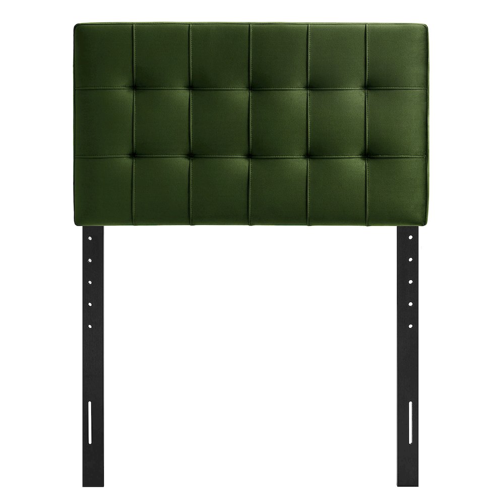 Lily Stain-Resistant Performance Velvet Twin Size Headboard