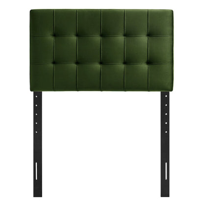 Lily Stain-Resistant Performance Velvet Twin Size Headboard