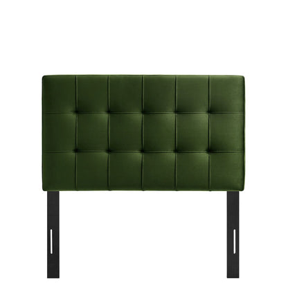 Lily Stain-Resistant Performance Velvet Twin Size Headboard