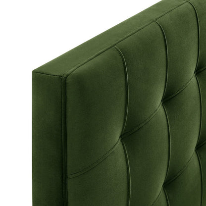 Lily Stain-Resistant Performance Velvet Twin Size Headboard
