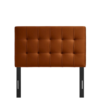 Lily Stain-Resistant Performance Velvet Twin Size Headboard