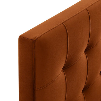 Lily Stain-Resistant Performance Velvet Twin Size Headboard