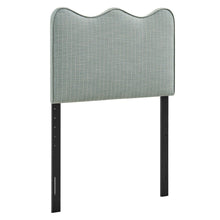 Athena Striped Fabric Upholstered Twin Size Headboard