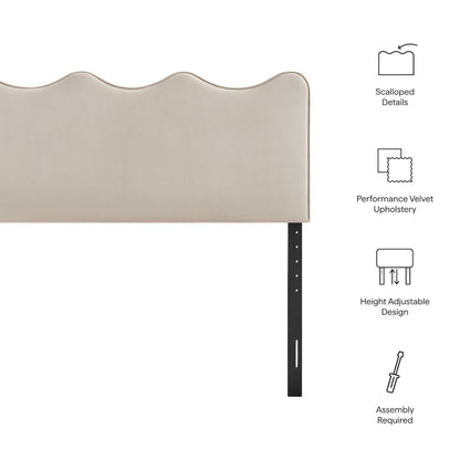 Athena Stain-Resistant Performance Velvet Full Size Headboard
