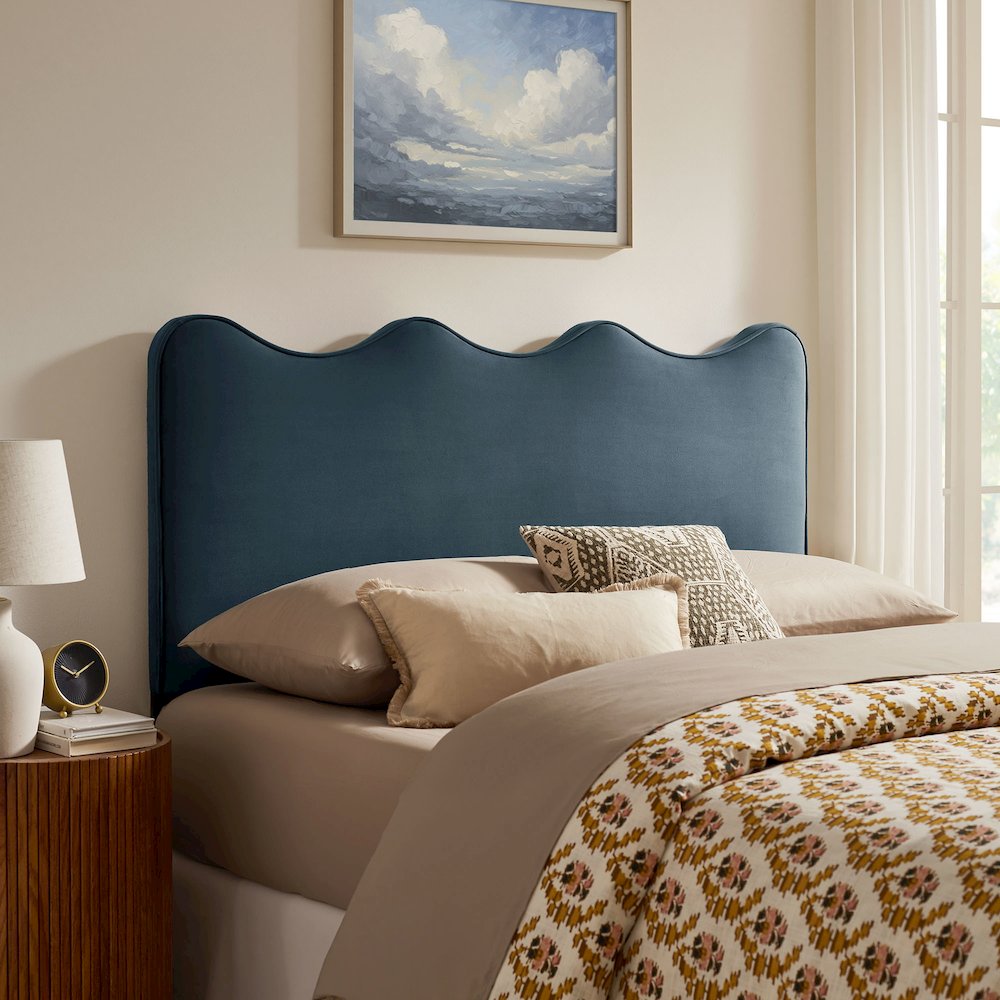 Athena Stain-Resistant Performance Velvet Full Size Headboard