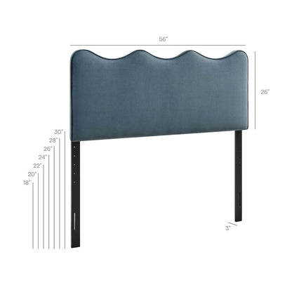 Athena Stain-Resistant Performance Velvet Full Size Headboard