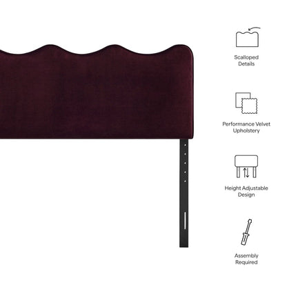 Athena Stain-Resistant Performance Velvet Full Size Headboard