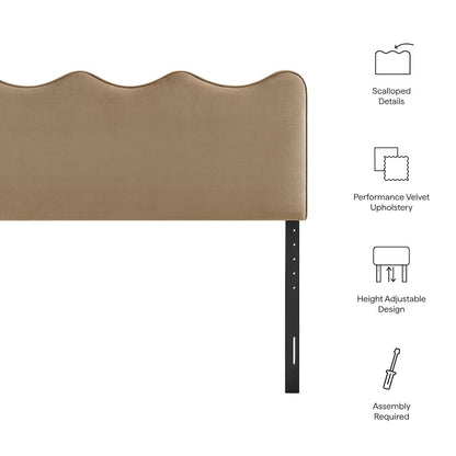 Athena Stain-Resistant Performance Velvet Full Size Headboard