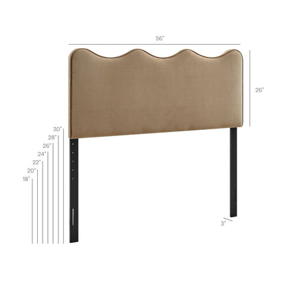 Athena Stain-Resistant Performance Velvet Full Size Headboard