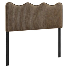 Athena Striped Fabric Upholstered Full Size Headboard