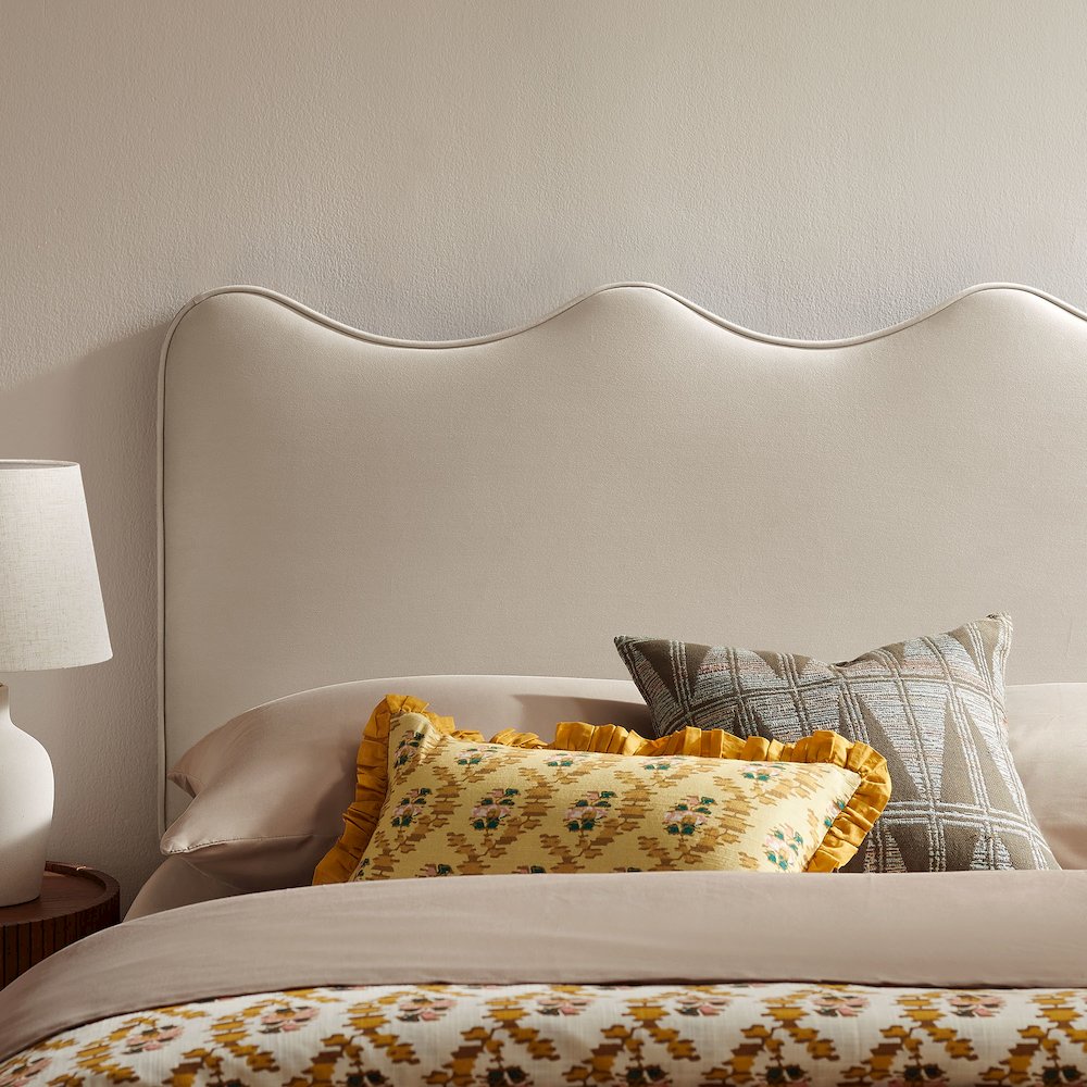 Athena Stain-Resistant Performance Velvet Queen Size Headboard