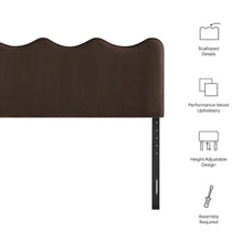 Athena Stain-Resistant Performance Velvet King Size Headboard