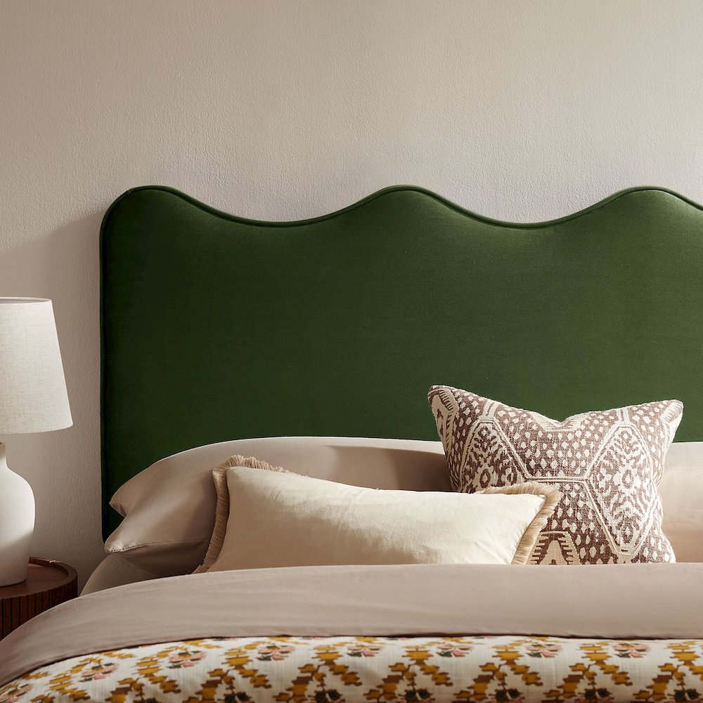 Athena Stain-Resistant Performance Velvet King Size Headboard