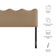 Athena Stain-Resistant Performance Velvet King Size Headboard