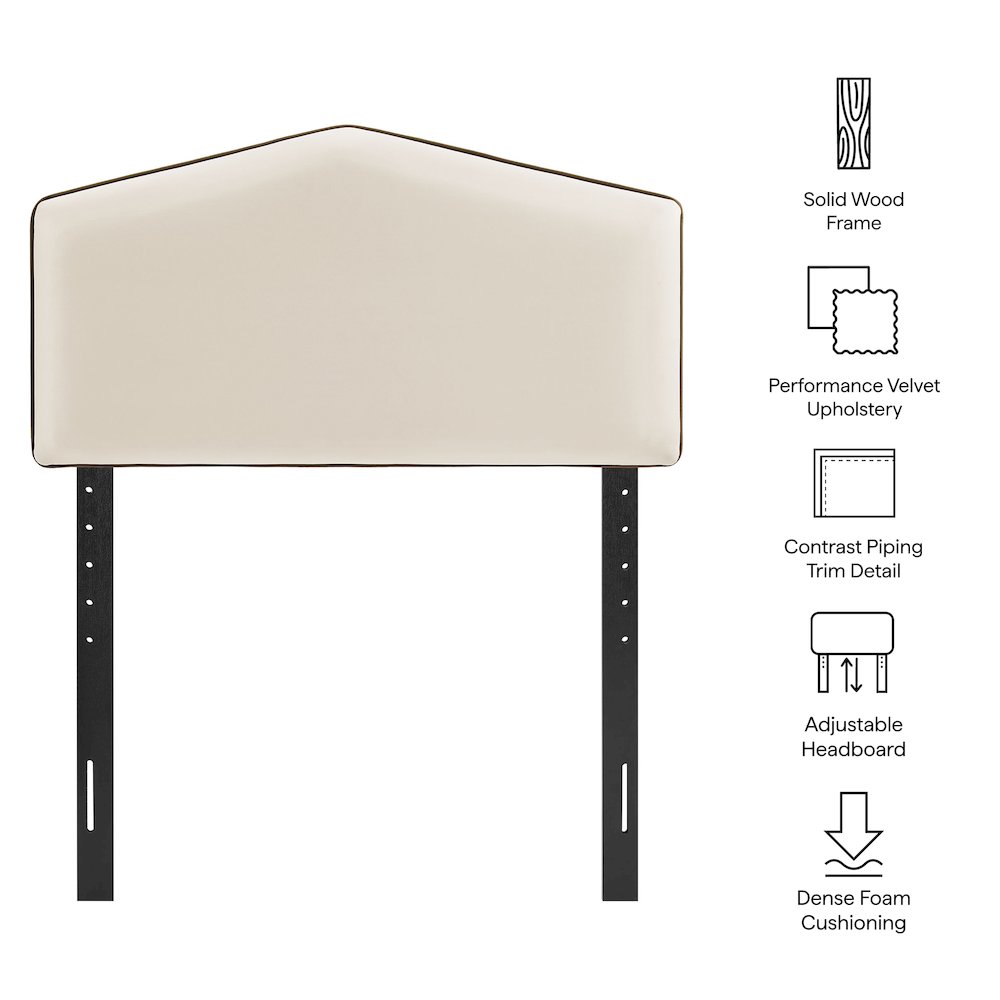Cosette Performance Velvet Twin Size Headboard