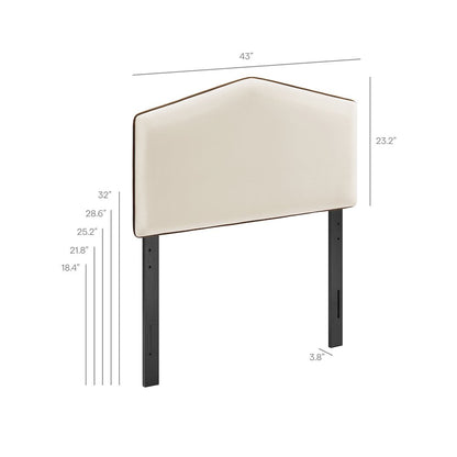 Cosette Performance Velvet Twin Size Headboard