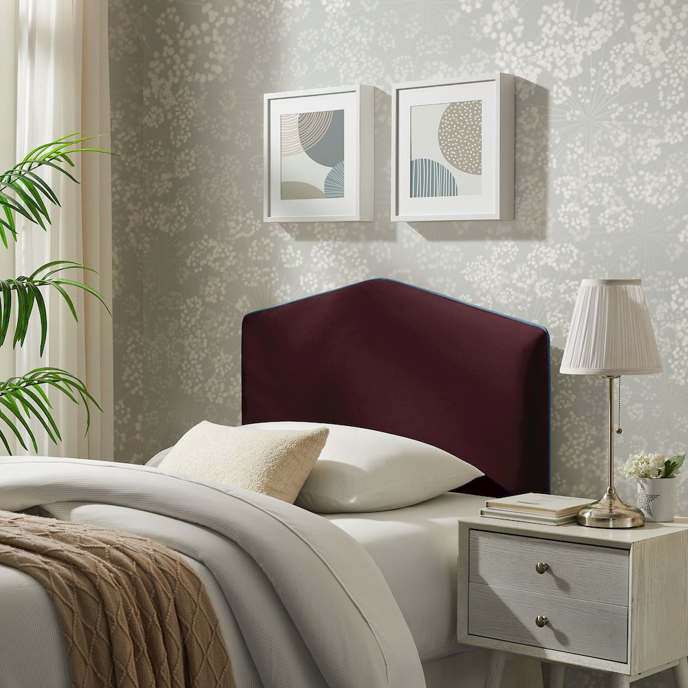 Cosette Performance Velvet Twin Size Headboard