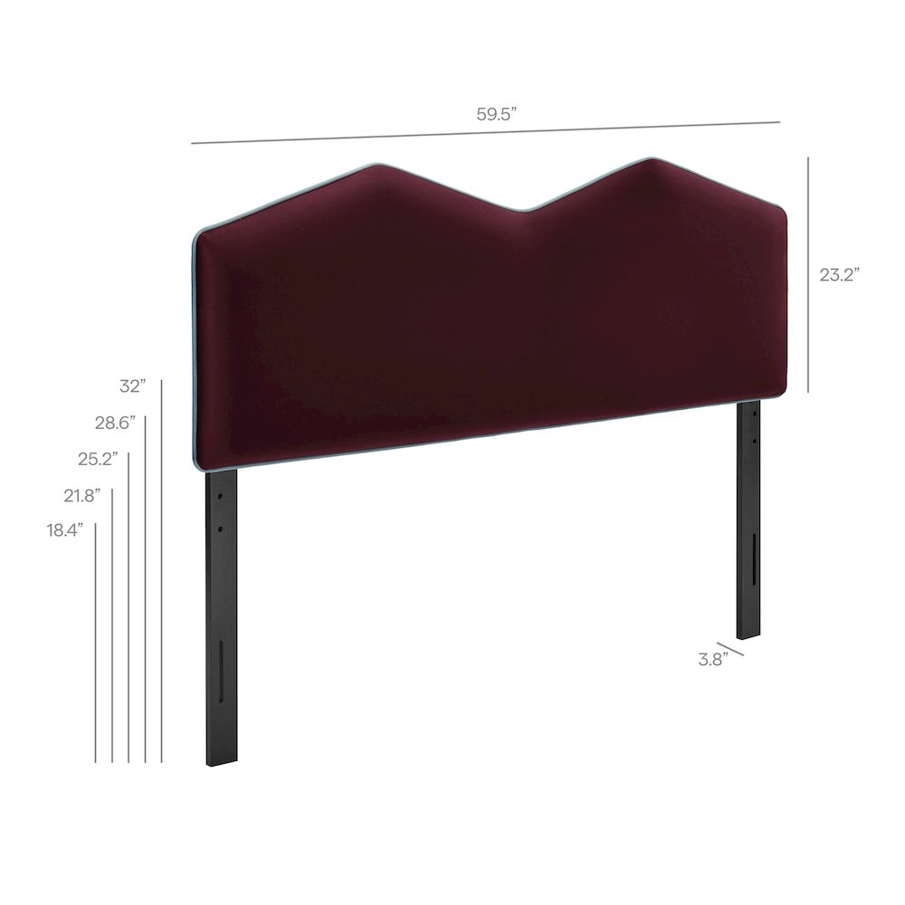 Cosette Performance Velvet Full Size Headboard