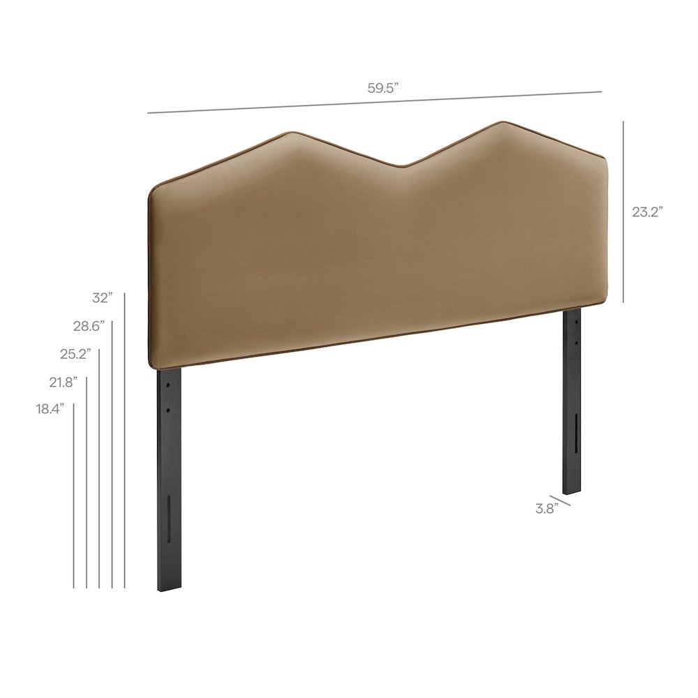 Cosette Performance Velvet Full Size Headboard