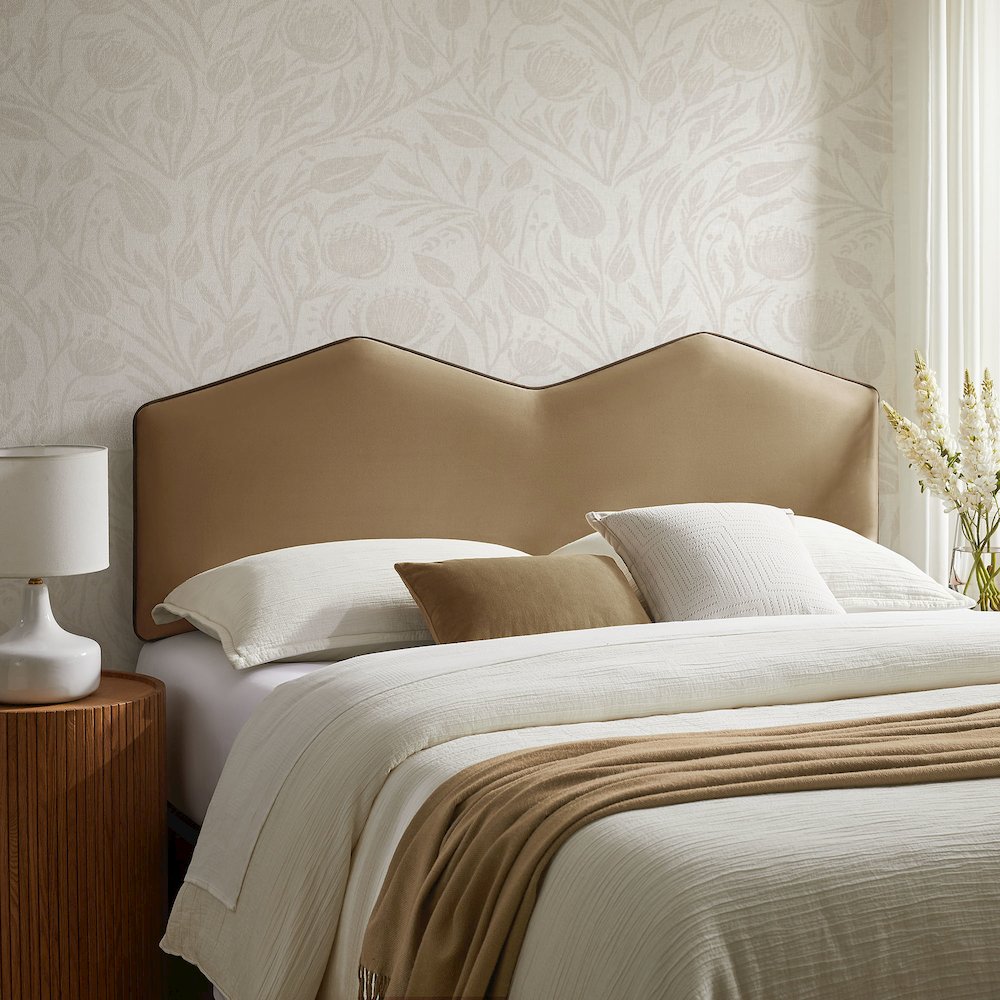 Cosette Performance Velvet Queen Size Headboard