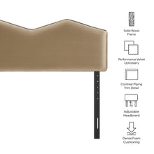 Cosette Performance Velvet Queen Size Headboard
