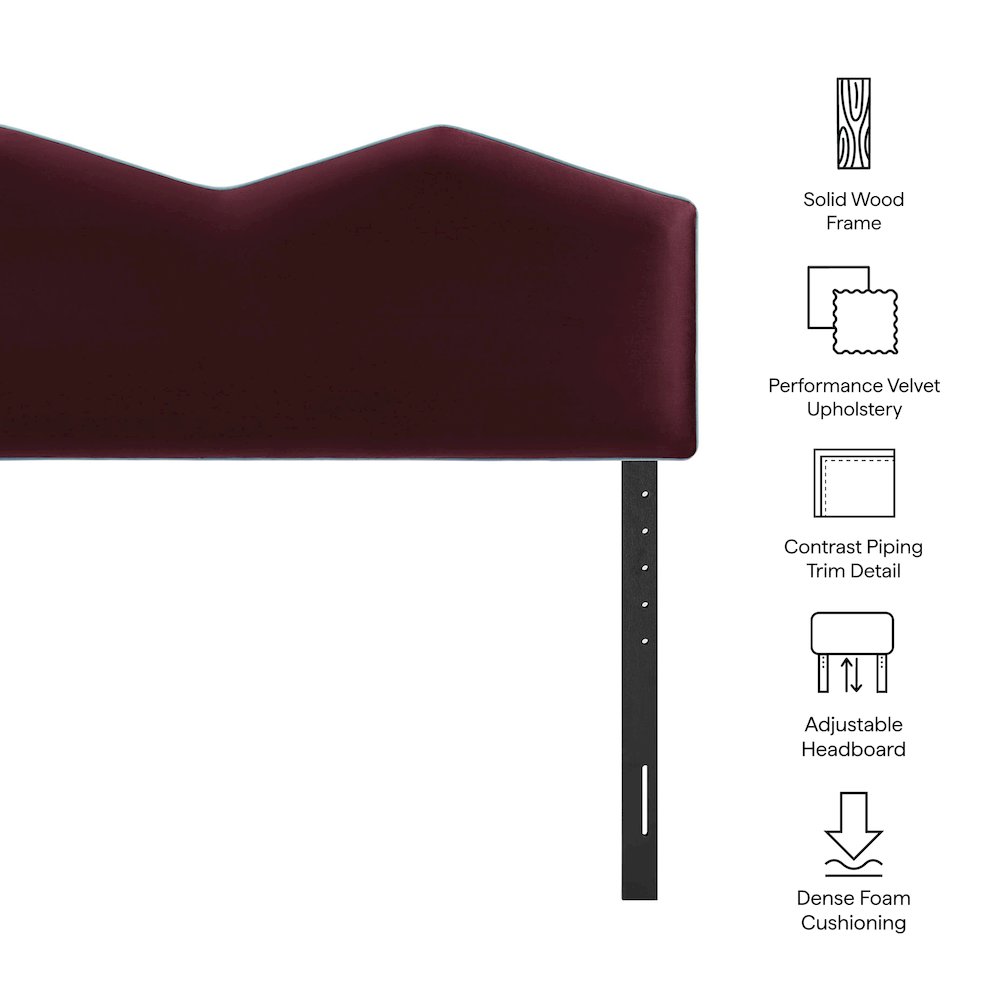 Cosette Performance Velvet King Size Headboard