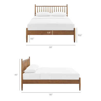 Zane Full Size Spindle Bed Frame