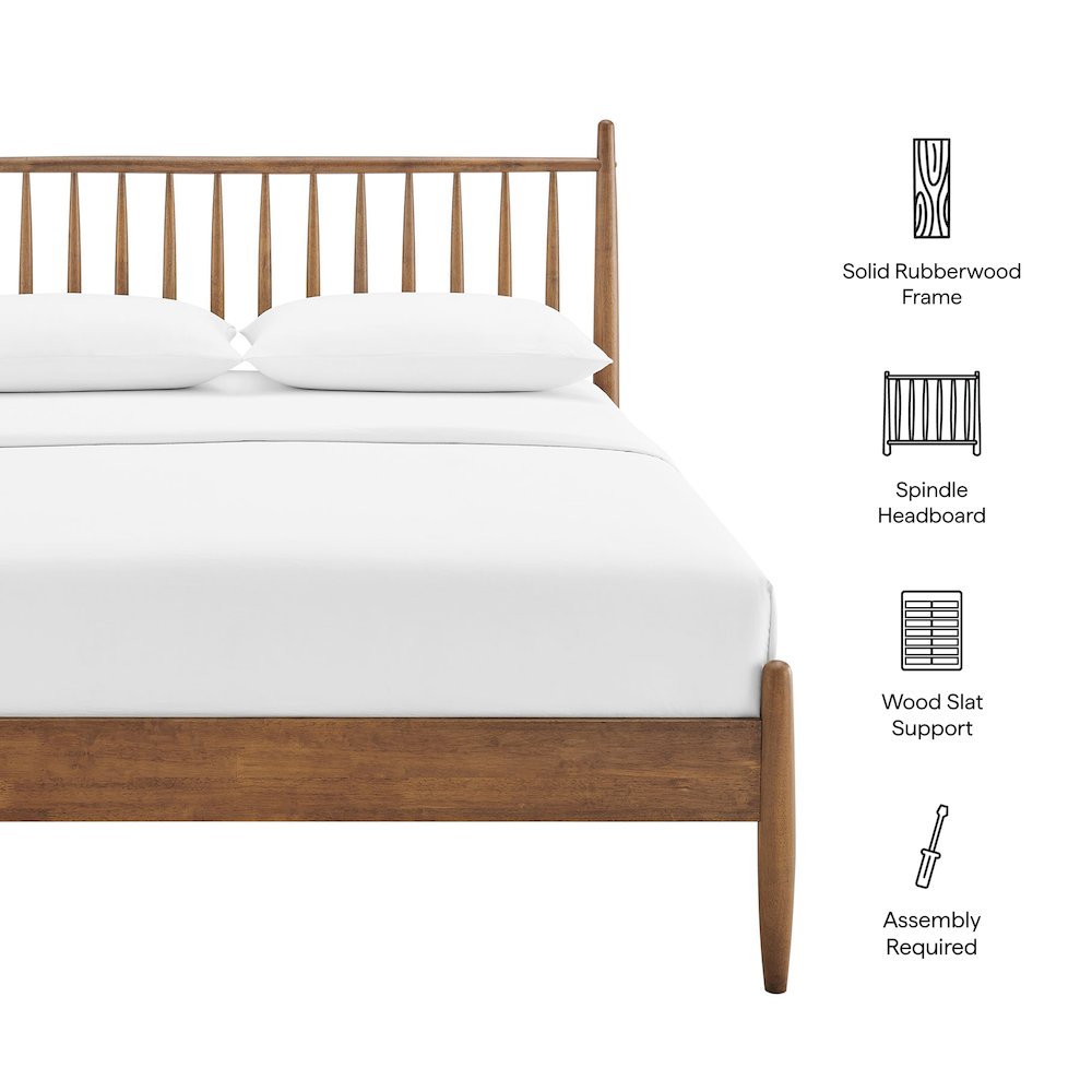 Zane King Size Spindle Bed