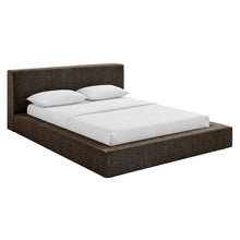 Luma Chenille Upholstered King Platform Bed Frame