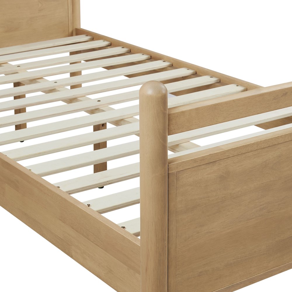 Leni Twin Size Wood Platform Bed Frame