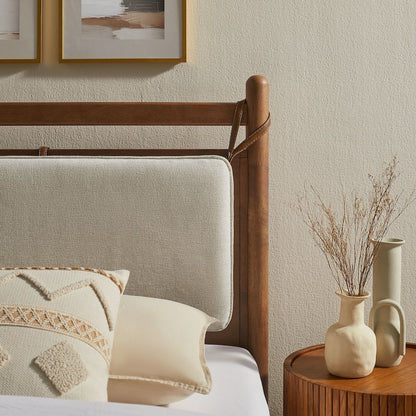Leni Twin Size Wood Platform Bed Frame