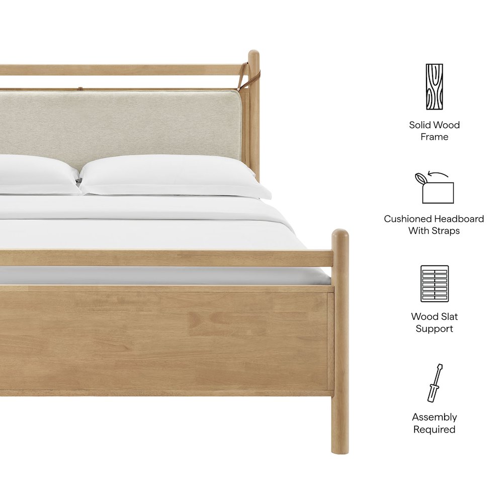 Leni Full Size Wood Platform Bed Frame
