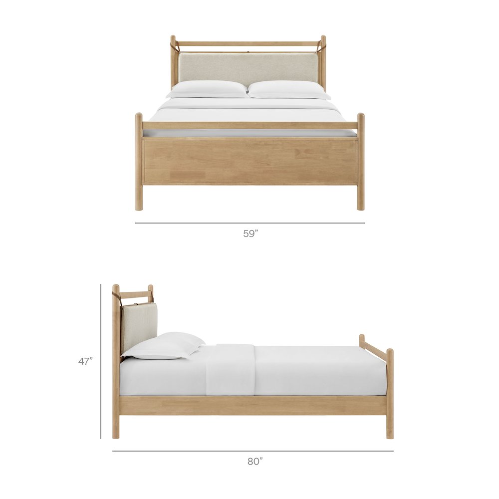 Leni Full Size Wood Platform Bed Frame