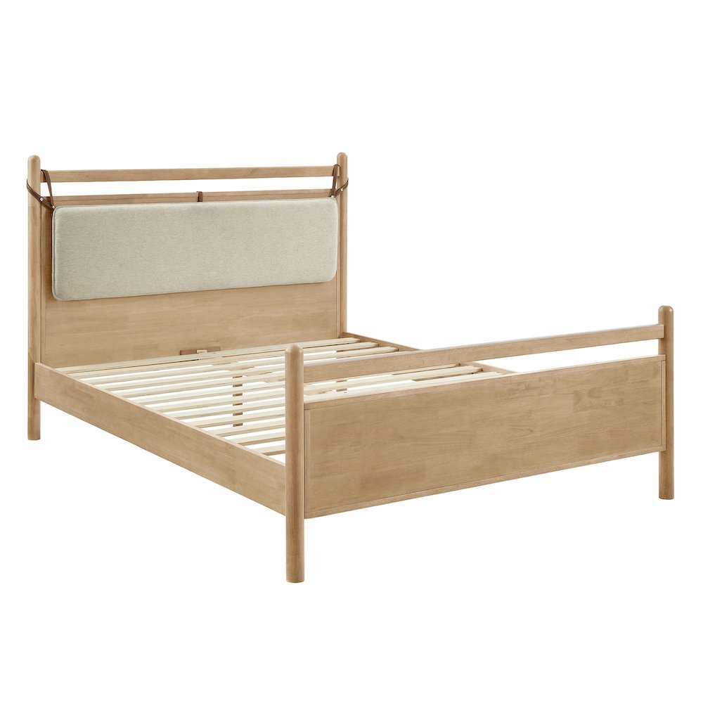 Leni Queen Size Wood Platform Bed Frame