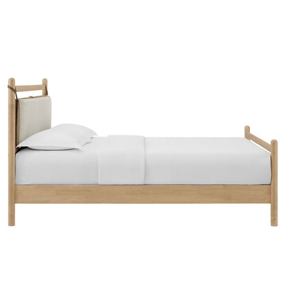 Leni Queen Size Wood Platform Bed Frame