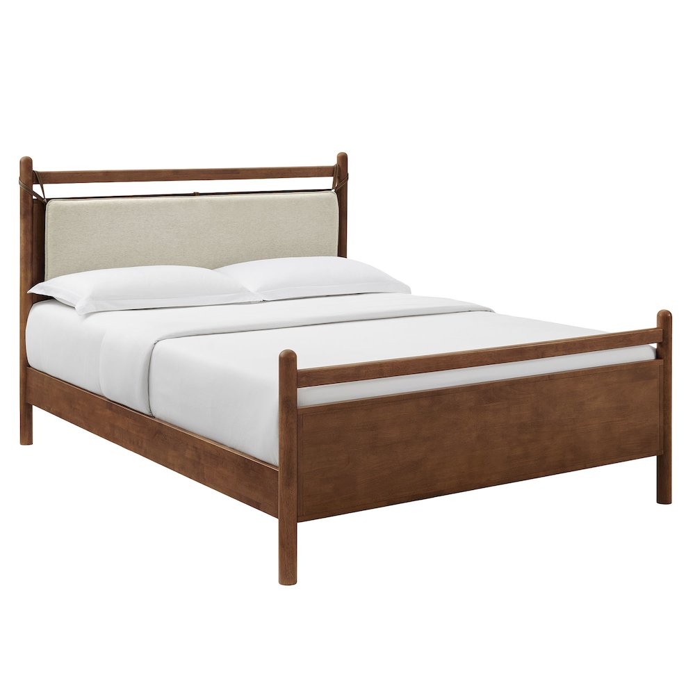 Leni Queen Size Wood Platform Bed Frame
