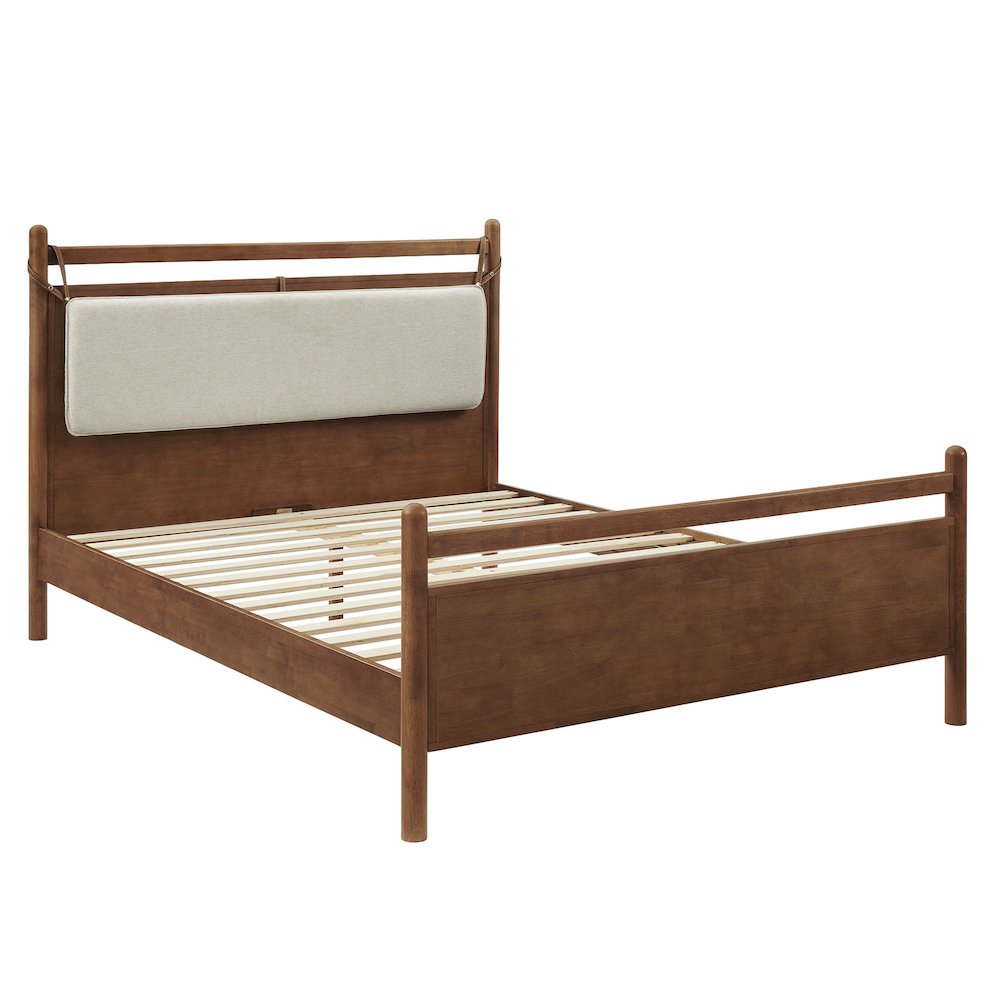 Leni Queen Size Wood Platform Bed Frame