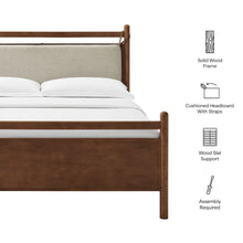 Leni Queen Size Wood Platform Bed Frame