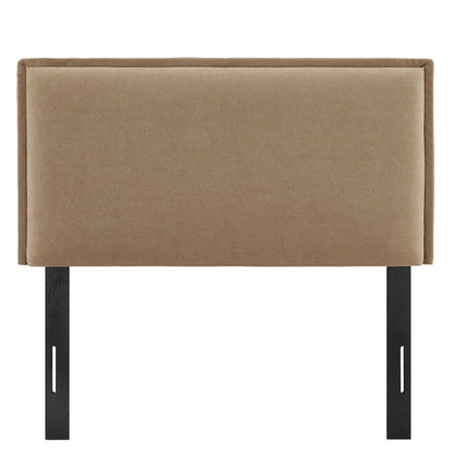 Camille Upholstered Linen Blend Twin Size Headboard