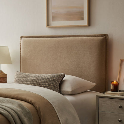 Camille Upholstered Linen Blend Twin Size Headboard