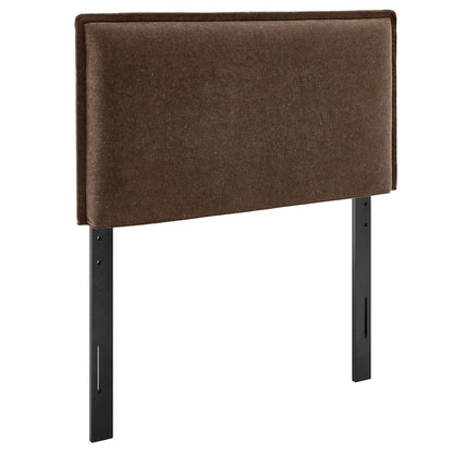 Camille Upholstered Linen Blend Twin Size Headboard