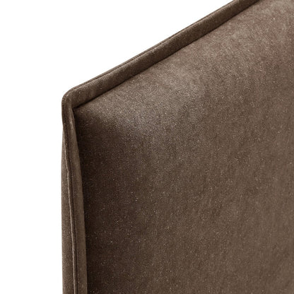 Camille Upholstered Linen Blend Twin Size Headboard