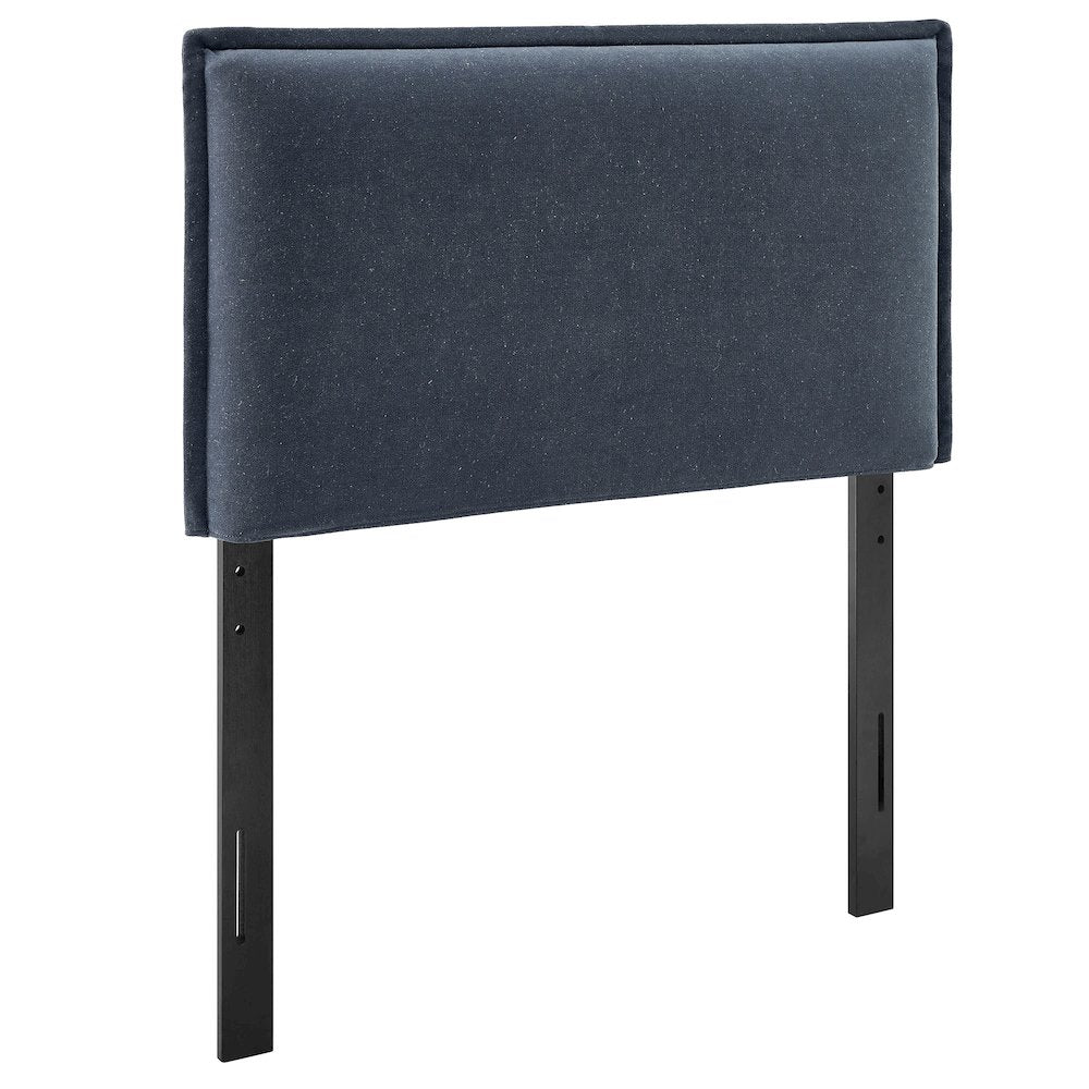Camille Upholstered Linen Blend Twin Size Headboard