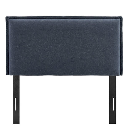 Camille Upholstered Linen Blend Twin Size Headboard