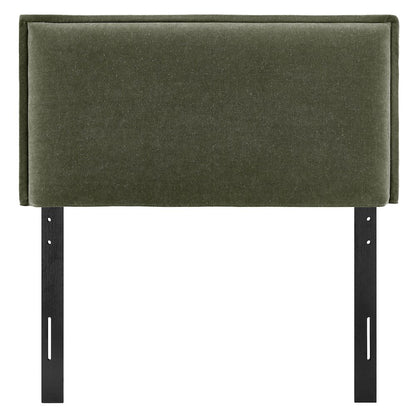 Camille Upholstered Linen Blend Twin Size Headboard